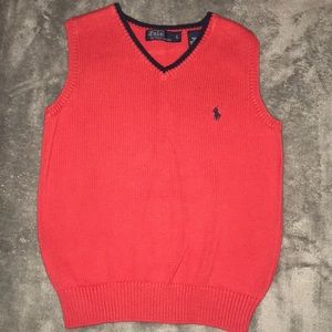 Red Sweater Vest